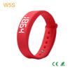 W5S Simple Environmental Temperature Watch 3d Pedometer Digital Silicone Bracelet Watch