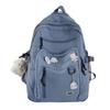 Fashion Big Student Backpack New Badge Rucksack Girls School Bag High Capacity Women Backpack Female Cute Leisure Travel Mochila