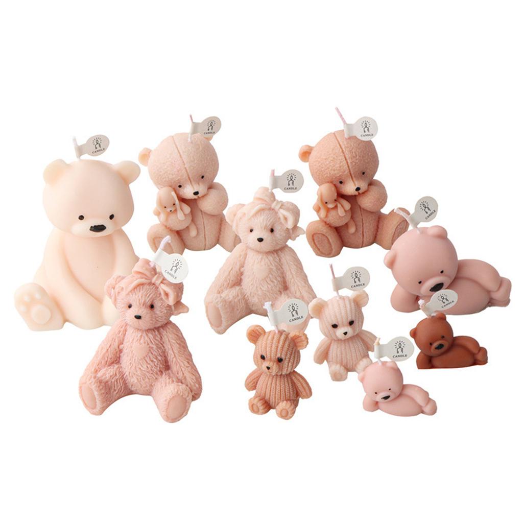 Handicrafts Making Cylinders Molds Silicone DIY 3D Aromatherapy Castings Handmade Gift Soap Clay Craft Decorations Molds