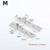 2 Pack Stainless Steel 360 Degree Rotation Door Pivot Hinge Small, Medium, Large Top and Bottom Mount Up Down Shaft Pivot Hinge