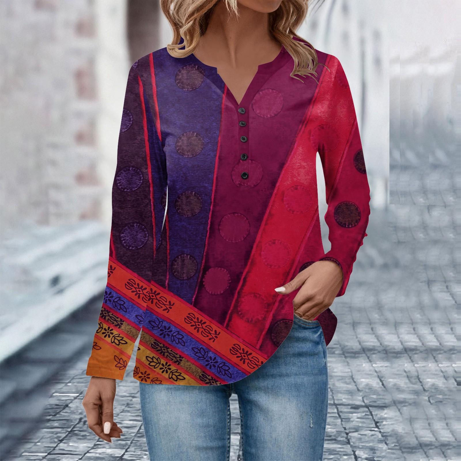 

Women s V Neck Button Down Long Sleeve Pleated T-Shirt Fashion Top Tunic Button Up Women s Business Cotton Casual Shirt Top XL