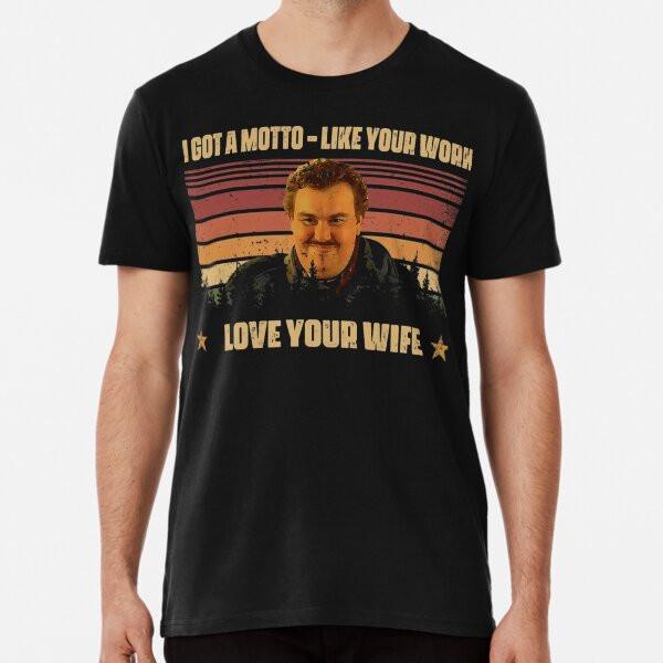 

Retro Love Your Wife T-Shirt S-5XL Best T-Shirt 2XL