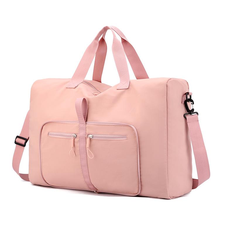 Large Capacity Foldable Travel Bag Women's Shoulder Luggage Bag