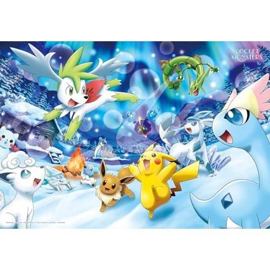 Ensky Pocket Monster Mysterious Aurora 5173.5cm Jigsaw Puzzle 1000 Pieces