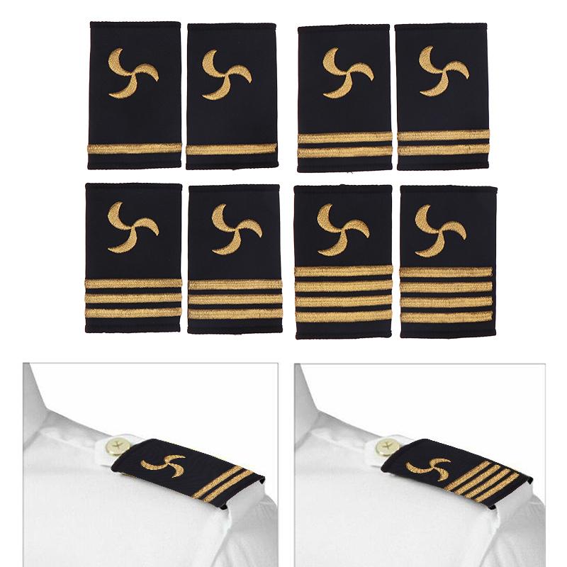 1 pár Ozdoba na oblečení Epolety Nárameníky Námořník Řemeslné Ramenní nášivky DIY Oblečení Dekor Doplňky