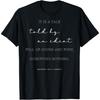 Shakespeare-Zitat „Beleidigung – Eine Geschichte, erzählt von einem Idioten“ – Literarisches T-Shirt