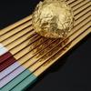 Ru Han Gold-Plated Stainless Steel Square Chopsticks