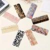 Colorful Wide-tooth 1pc Mini Acetic Acid Comb, Plastic Bristle, Styling Tool for Curly, Thick, Long, Wet Hair, Normal Hair Type