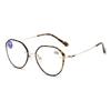Large-frame Reading Glasses Large-frame Reading Glasses for Women with Myopia, Prescription Vintage Artistic Round Frame Bare Face Reading Glasses