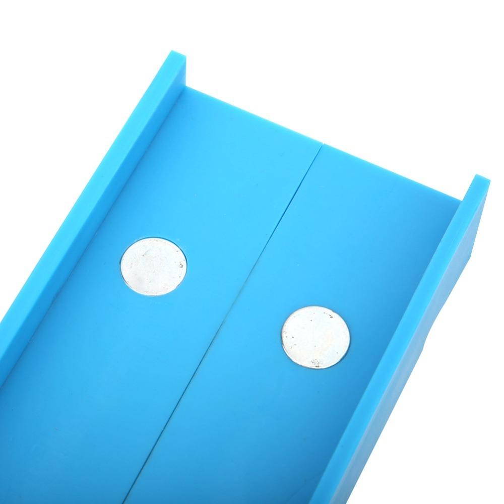 2pcs Soft TPU Magnetic Vise Jaw Pads Multiple Angle Grooves Universal Vice Soft Jaws Jewelry Making