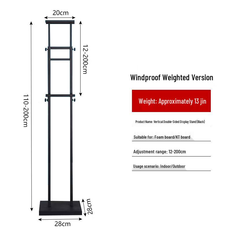Heavy-Duty Dual-Sided Outdoor Poster Stand