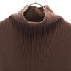 AMERI UNDRESSED Long sleeve high neck knit Best M Brown Women Used