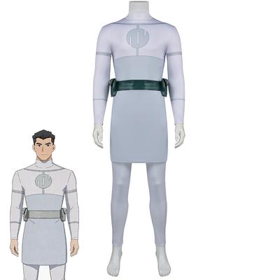 Invincible Cosplay Costume Vitrumite Mark Superhero Suit for Men Boys Blue