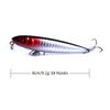 8CM 9.1G Military Fish Lure Lip Curling Z-Dog Pencil Surface Type Sinking Floating Micro Bait Fake Bait for Fishing