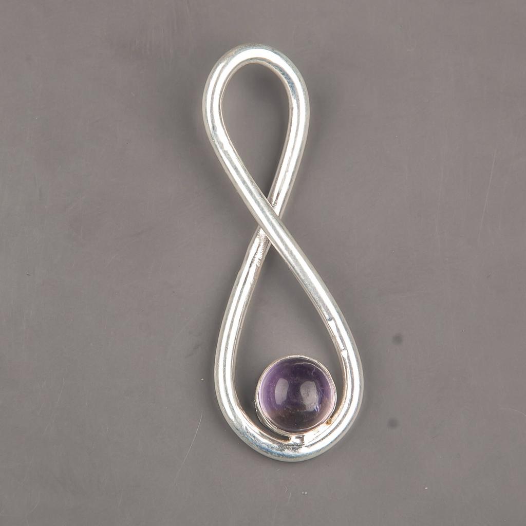 Ametrine Gemstone 925 Sterling Silver Jewelry Handmade Pendant 1.66" Women Gift PP-20-22