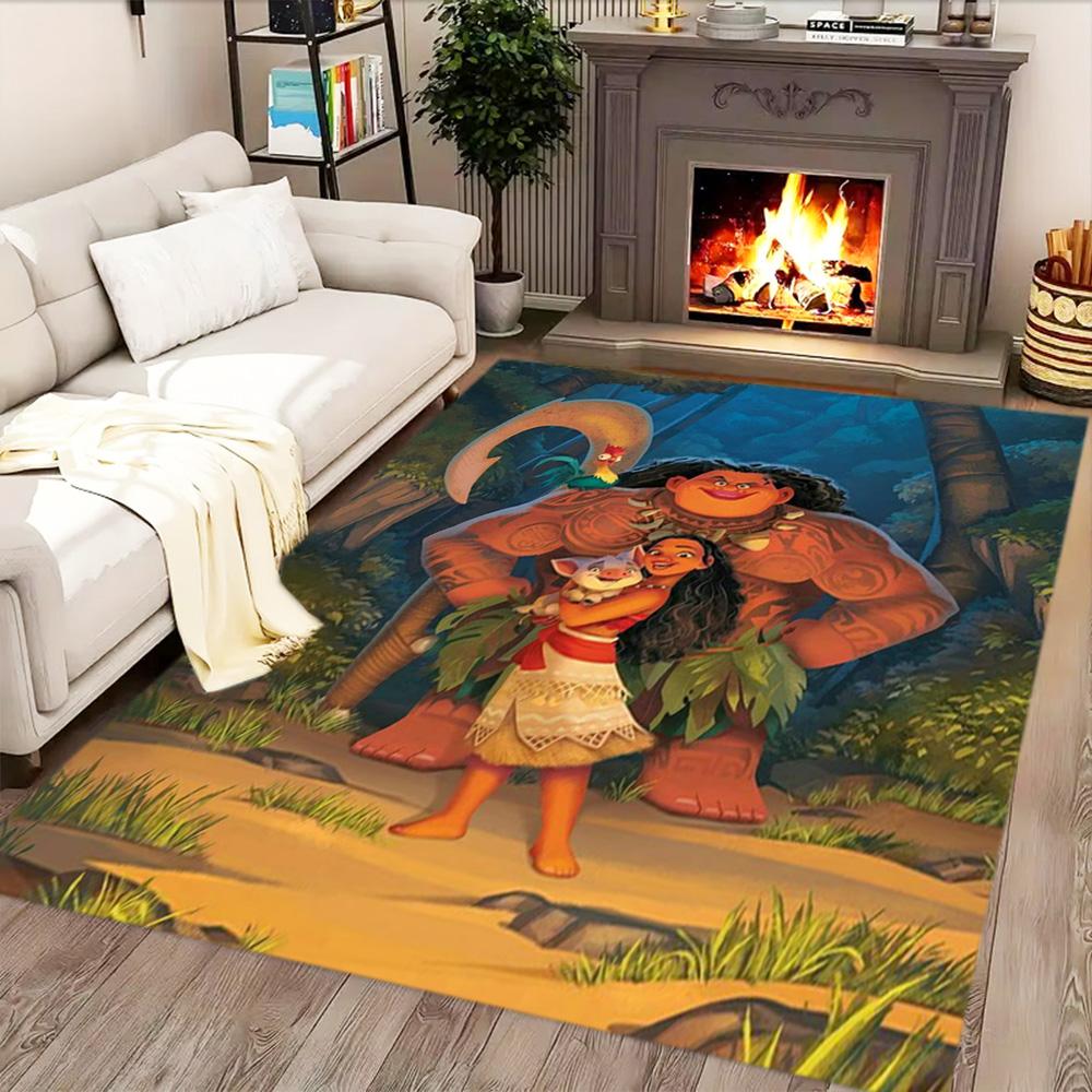 Moana's Adventure On The Waves rug for Living Room rug, Bedroom, Study Room, Hallway Decoration, Perfect for Home Decoration or Holiday Gifts