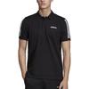 adidas 3 Stripes Polo Shirt Men's Black EJ0927