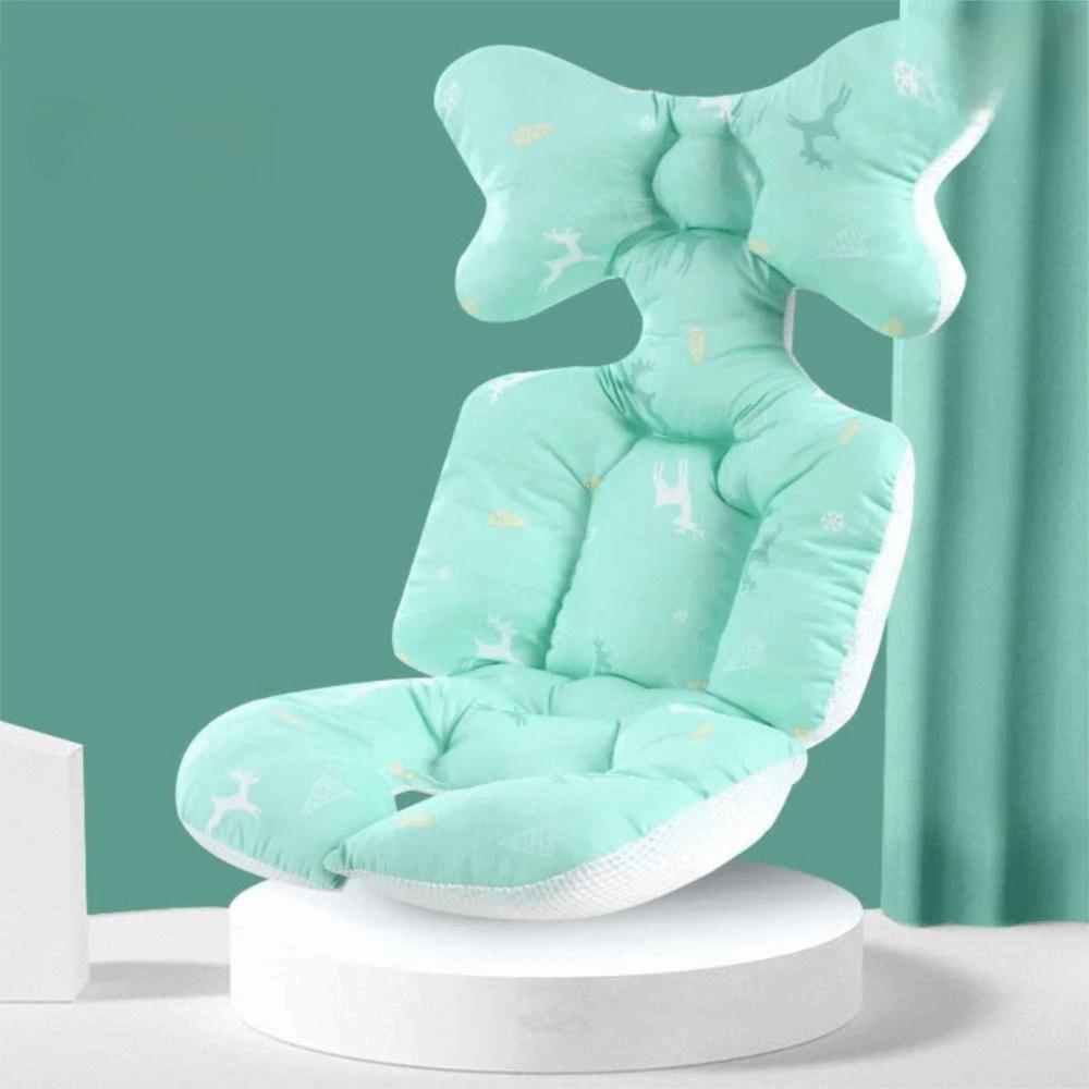 Cartoon Printed Baby Stroller Cushion Comfortable Dining Chair Cotton Pad  Travel Essential