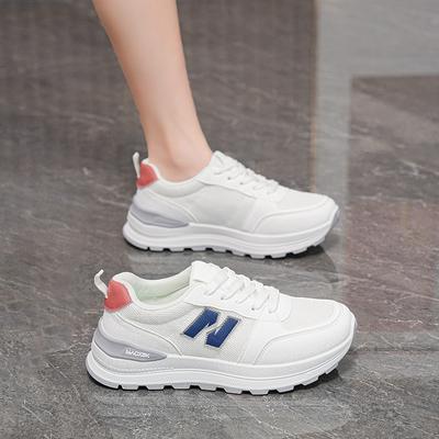 Summer New Breathable Mesh Shoes Ins Platform Sports Shoes Casual Dad Shoes
