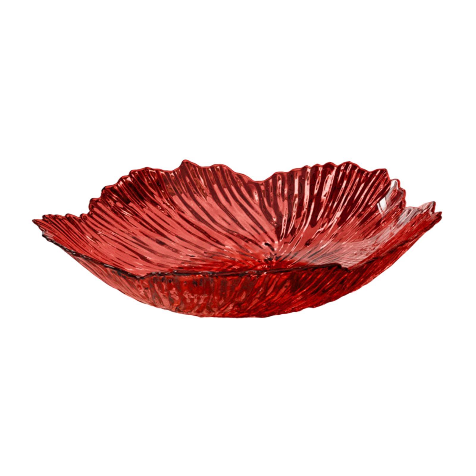 

Decorative Fruit Bowl Bread Salad Dish Pasta Desk Petal Shape Vegetable Holder for Entry Table Hotel Entertaining Farmhouse Home червоний
