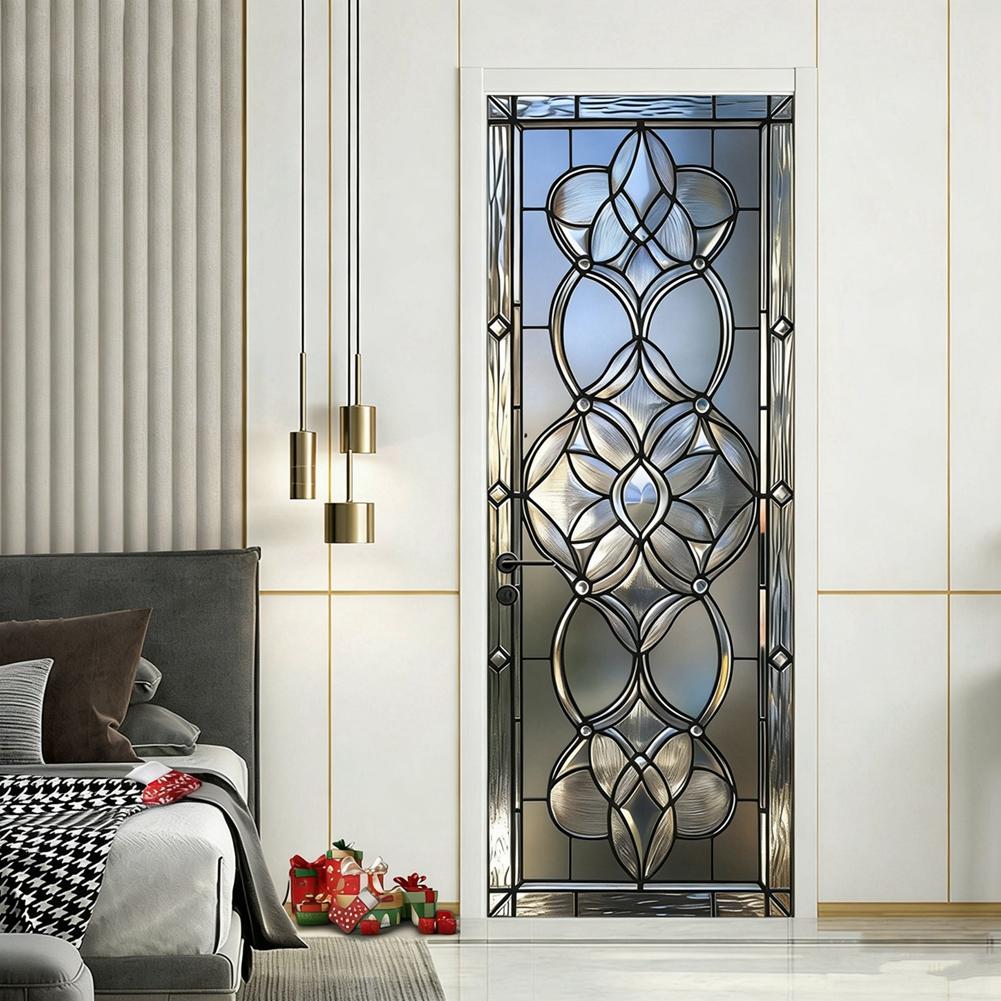 

77*200cm PVC Door Sticker Decorative Sticker