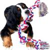 Pet Dog Chew Toy With Cotton Rope For Large Dogs Durable Tether Play