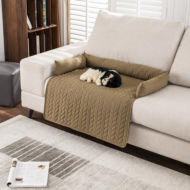 Pet Sofa Dog Kennel Cat Kennel Four Seasons Simple Waterproof Soft Comfortable Dog Mat Cat Bed Non-slip Pet Sofa Cushion