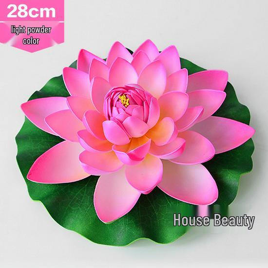Artificial Lotus Leaf Water Lily for Pond, Fish Tank Decoration, Landscaping, or Buddha Ornaments