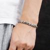Ping An Pattern Personalized Diamond Bracelet Court Green Retro Bracelet