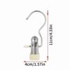 10pcs Stainless Steel Clothespins Laundry Clothes Pegs Hook Portable Hanging Clothes Clip Wardrobe Clothes Organizer Hanger