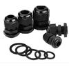 40  Pieces Of Plastic Waterproof Adjustable 3.5-13mm Cable Connectors PG7, PG9, PG11, PG13.5, PG16