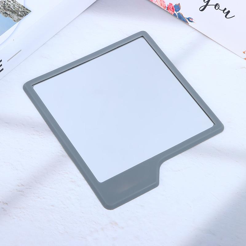 Fashion Silicone Mirror Self Grips Mirror Shatterproof Shaving Makeup Shower Silicone Travel Washroom