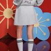 New FILA ORIGINALE Casual Short Skirts Women's Medium Heather Gray F51W519302F-MG
