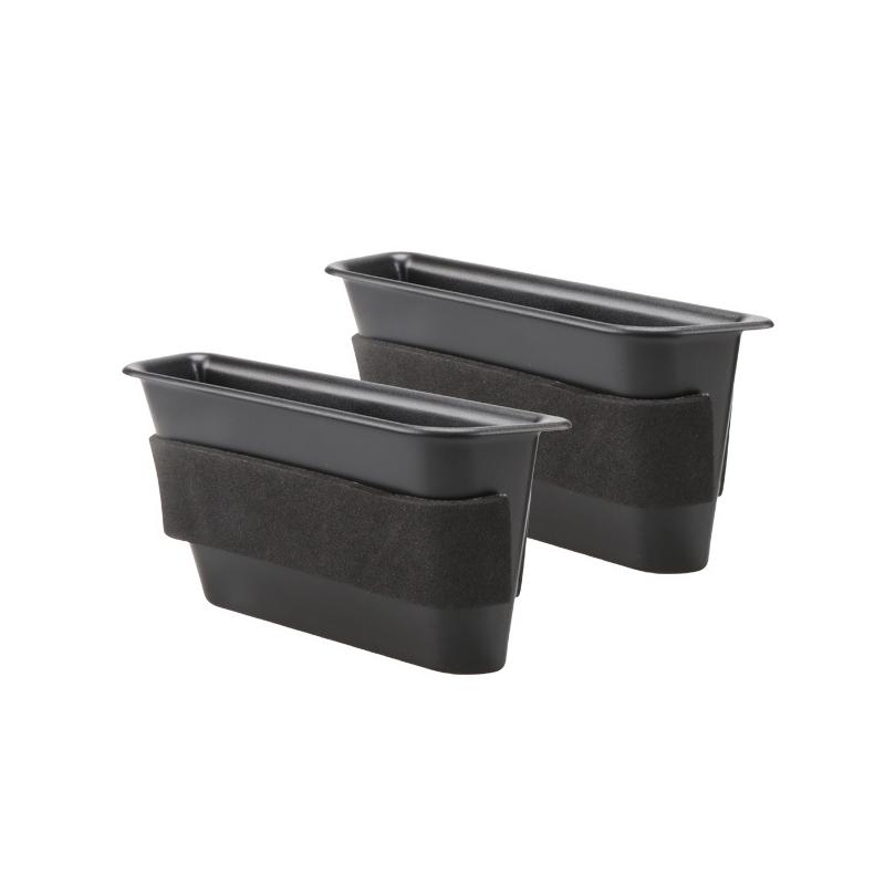 

2 шт., ящик для хранения на двери автомобиля, сумка-органайзер для Ford Mustang 2015 2016 2017 2018, аксессуары для модификации салона автомобиля чёрный