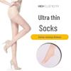 Collant Modellanti Estivi Ultra-Sottili a Compressione con Punta Velata Calze Base Snellenti