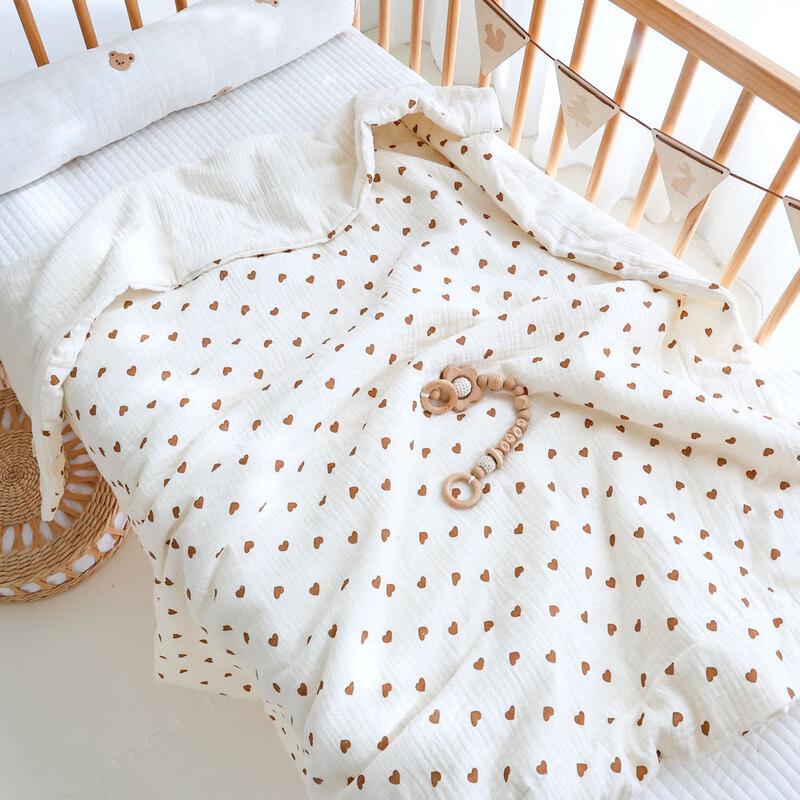 Brangdy Cotton Gauze Baby Quilt