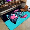 Stitch Heart Illustration Carpet For Playroom Bedroom Living Room Sofa Home Decorkids Game Area Rug Nonslip Floor Mat