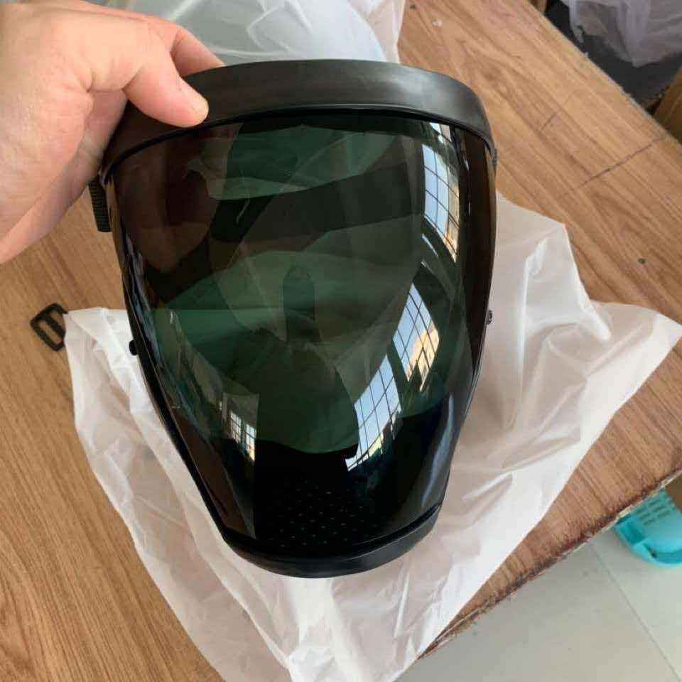 Beschlagfreie, hochtransparente, schlagfeste Schweißschutzmaske & Schutzbrille