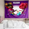Jelly Jamm Print Tapestry, Backdrop, Easy Setup, Ideal for Bedroom, Office & Living Room, with Aesthetic Wall Hanging Decor.