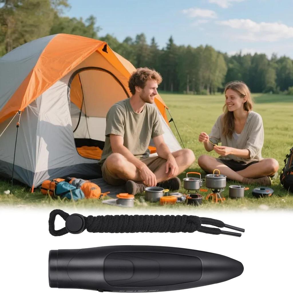 3 Sound Effects Electronic Whistle ABS High Volume Match Whistle with Lanyard Multifunctional Sports Traning Whistle