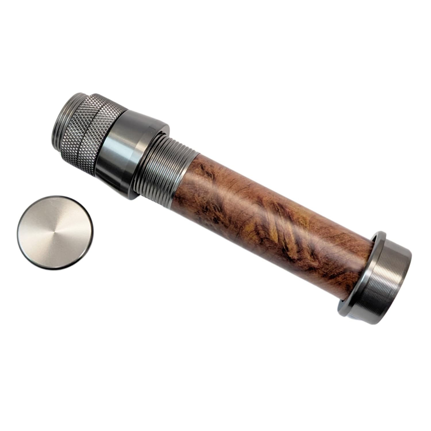 

River Peak Reel Seat, Wood Seat, for Bamboo Rods and More, Available in Various Colors (Mahogany)