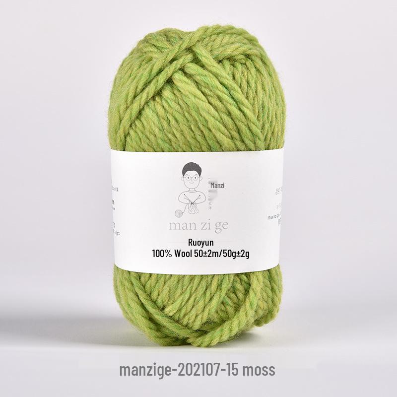100% reine Wolle Grobgarn zum Handstricken von Mänteln, Schals und Pullovern - 5 mm dick
