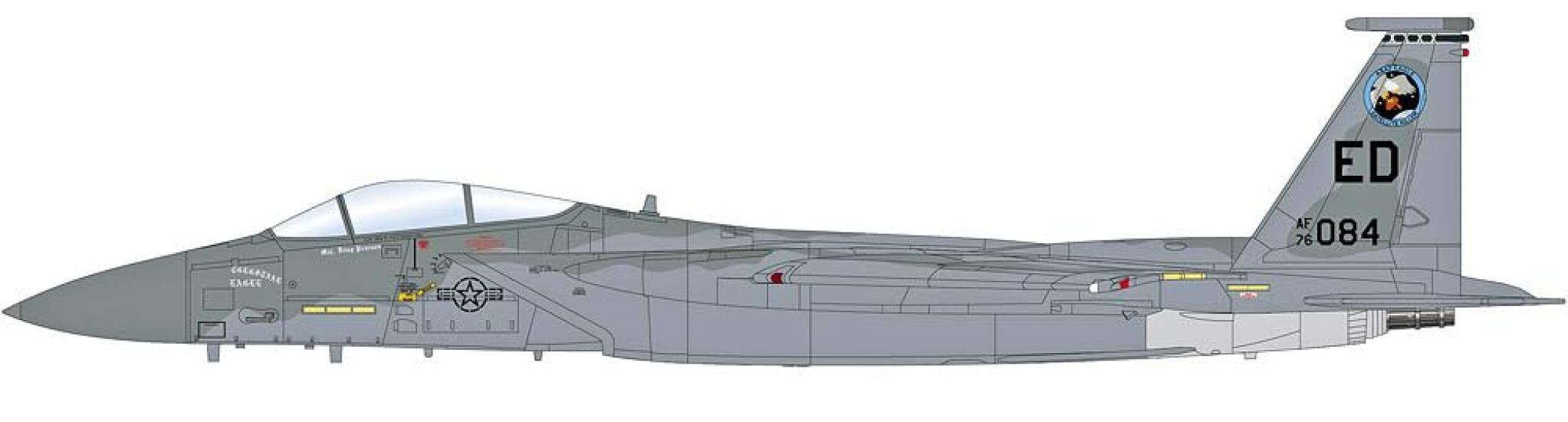 

HOBBY MASTER 1/72 F-15A Eagle Убийца спутников 1985 Готовое изделие