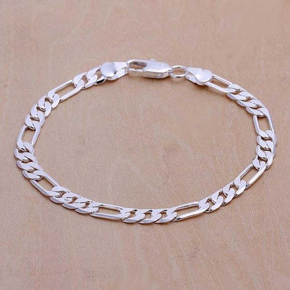 6mm Chain Copper Bracelet Wedding Nice Gift Solid for Men Women Jewelry Fashion Beautiful 20cm 8inch