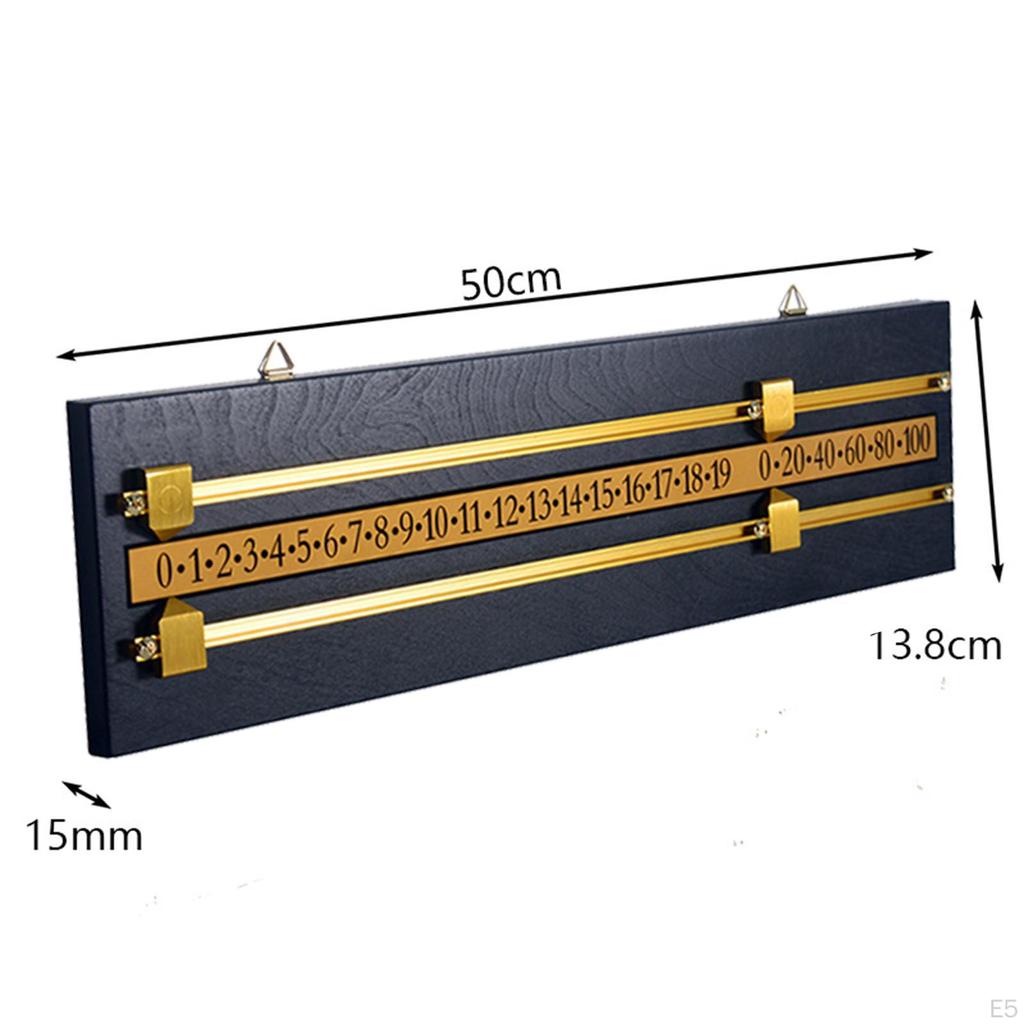 Compteur De Score En Bois Pour Palets (shuffleboard) - Marqueur à Perles Style Abaque - Pour Billard Ou Jeux De Table - 11