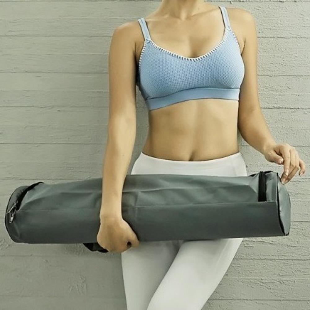 Thickened Pilates Mat Backpack Double Zipper Sports Pad Cover Shoulder Bag Yoga Mat Bag  Men Women
