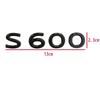 Modified Car Body Side Emblem Sticker Rear Badge for Mercedes Benz Maybach 2021 S400 S450 S480 S500 S580 S600 S680 Accessories FS1