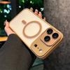 Luxury For Magsafe Magnetic Wireless Charge Clear Case For iPhone 17 Air 16 15 14 Plus 13 12 11 17 Pro Max Lens Protection Cover