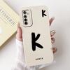 For Realme X2 XT Lucky Initial Letter Phone Case For Realme XT X2 Soft Silicone Shockproof Cases