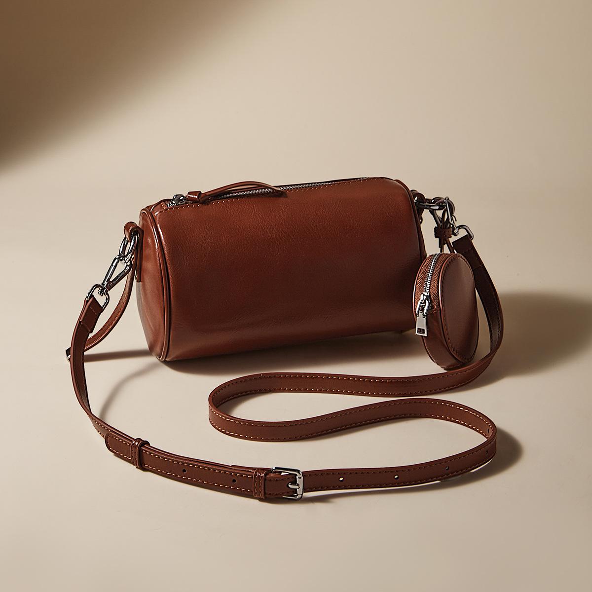 

Сумка-цилиндр кроссбоди Boston 2025 - Простая, модная сумка-подушка для женщин